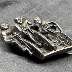 Belt buckle 3D bicycle